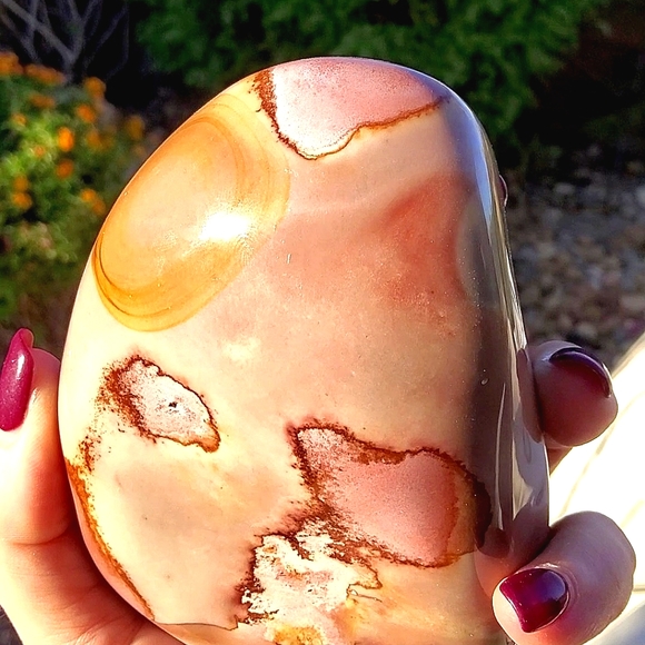 Stunning Rare Daliesque Polychrome Jasper Free Form - Picture 10 of 13